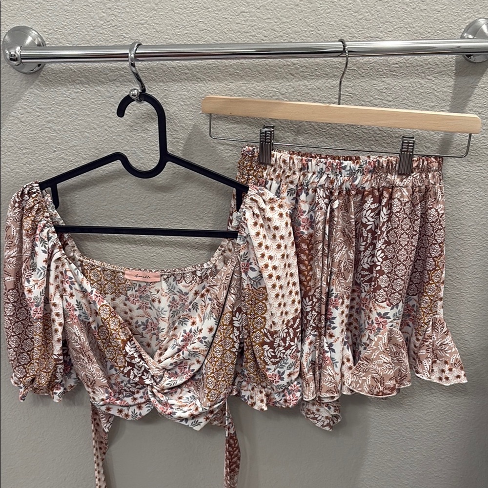 Boutique Floral Boho set - Multicolor
